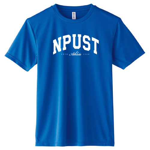 NPUST沁涼輕薄排汗短T_寶藍色